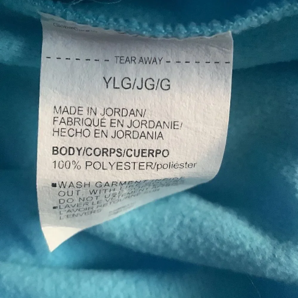 Under Armour girls sweater color baby blue. NWOT